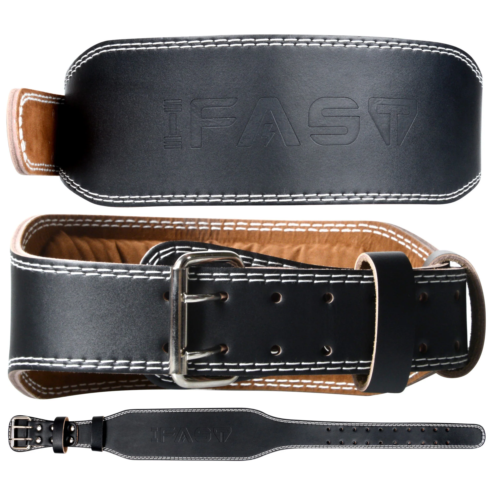 IFAST Leather Weight Lifting Belt - Image 10