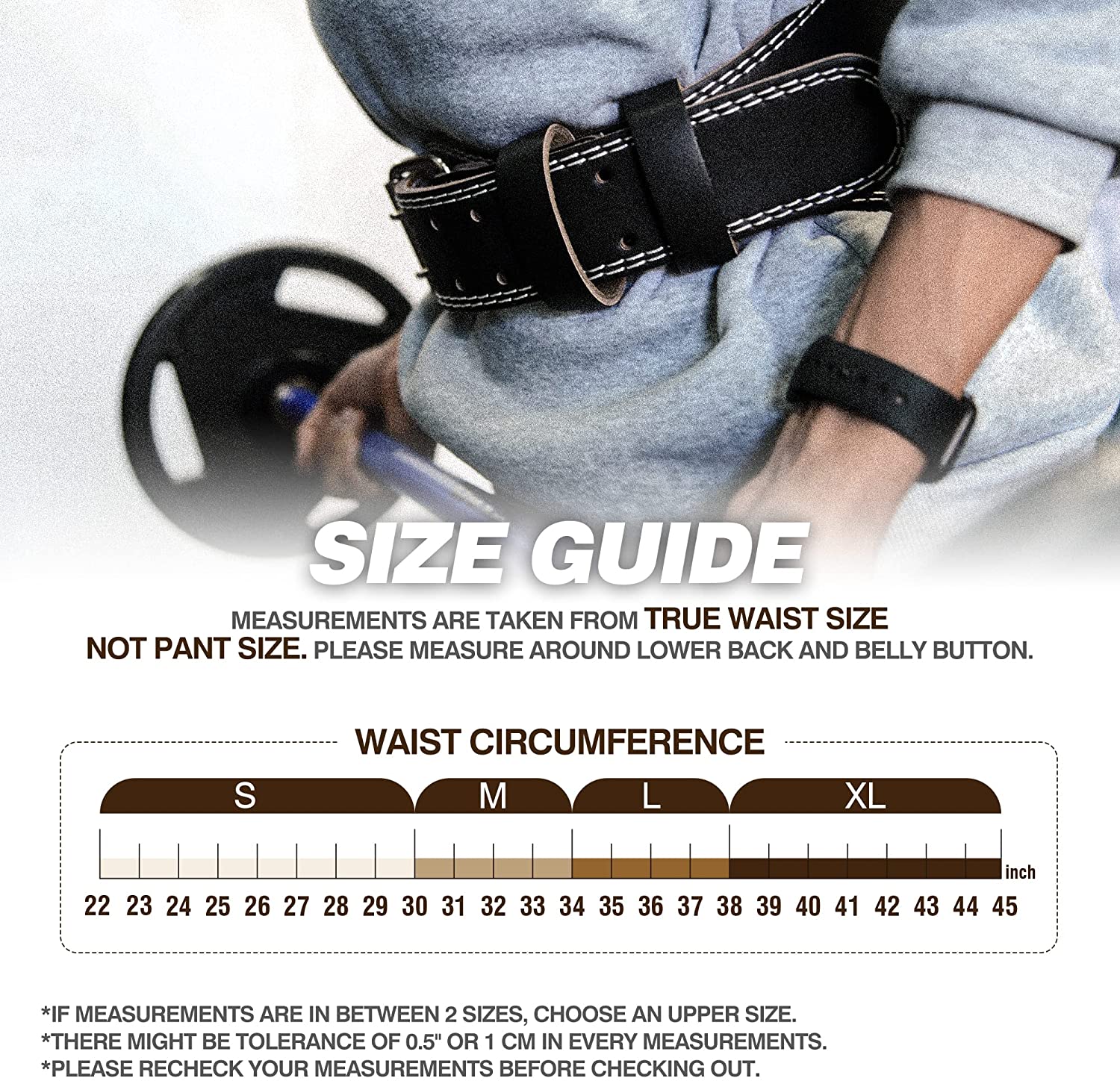 IFAST Leather Weight Lifting Belt - Image 6