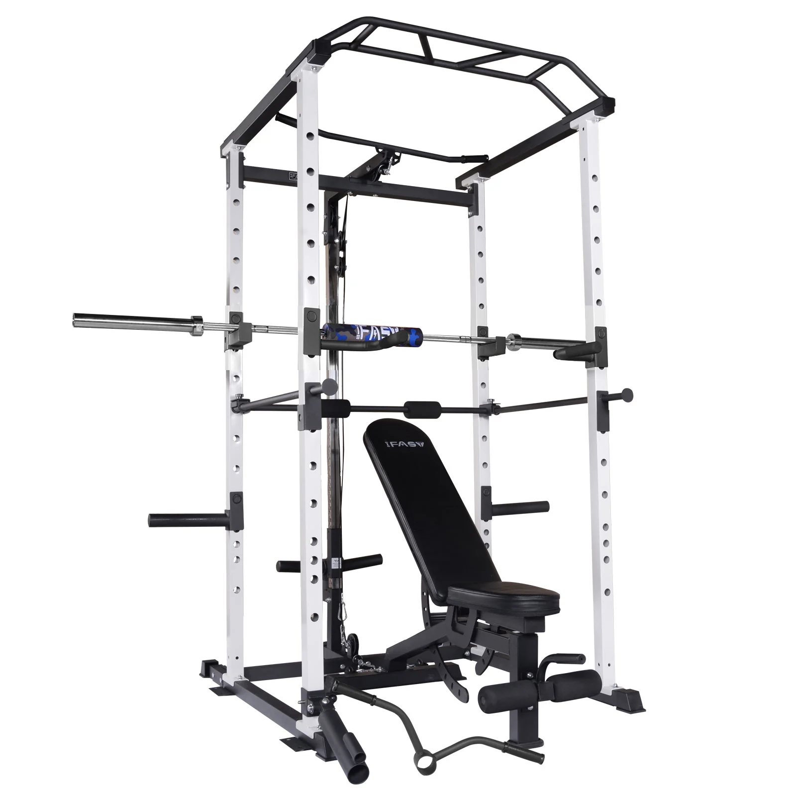 IFAST Power Rack With Bench Cable Attachment 3 Colors - Image 14