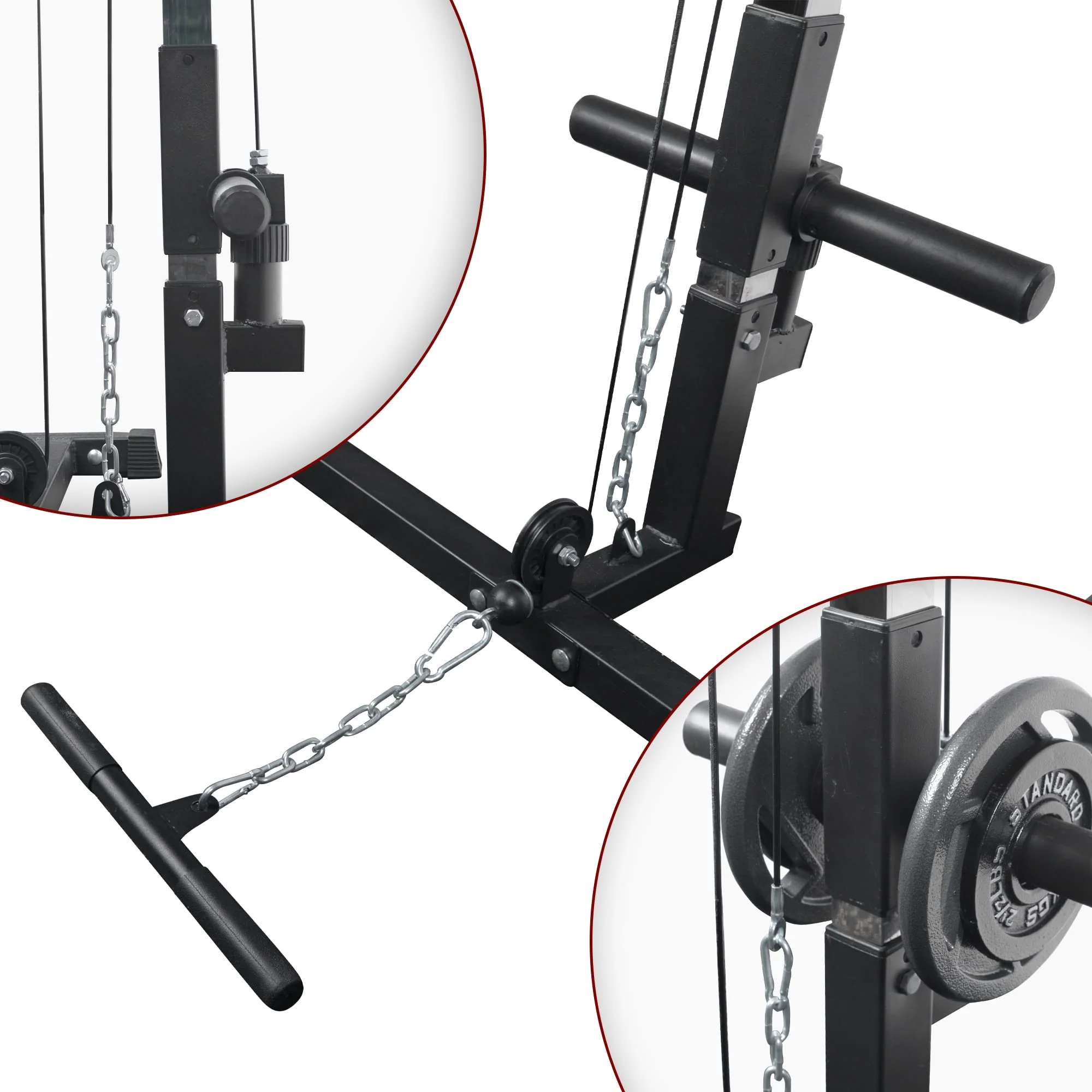 IFAST Power Rack With Bench Cable Attachment - Image 4