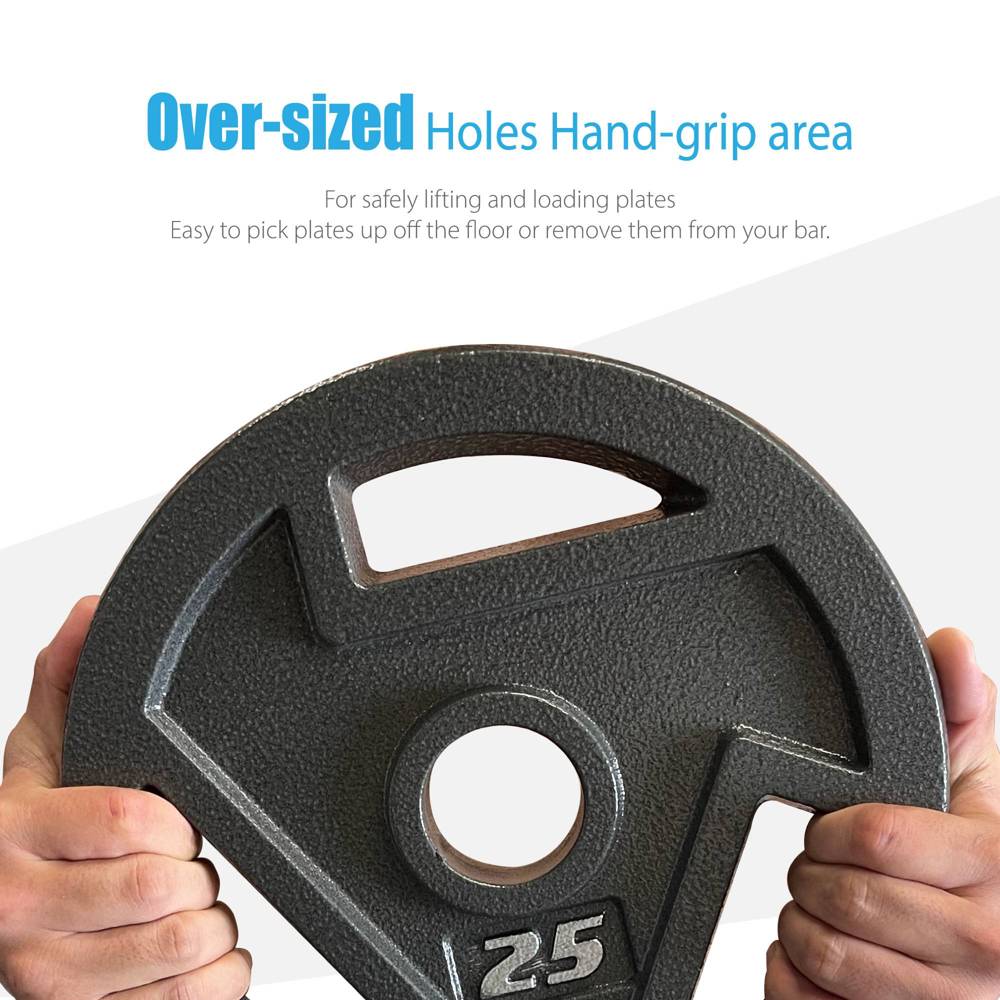 IFAST Olympic Cast Iron Grip Plates 25lbs*2 - Image 4