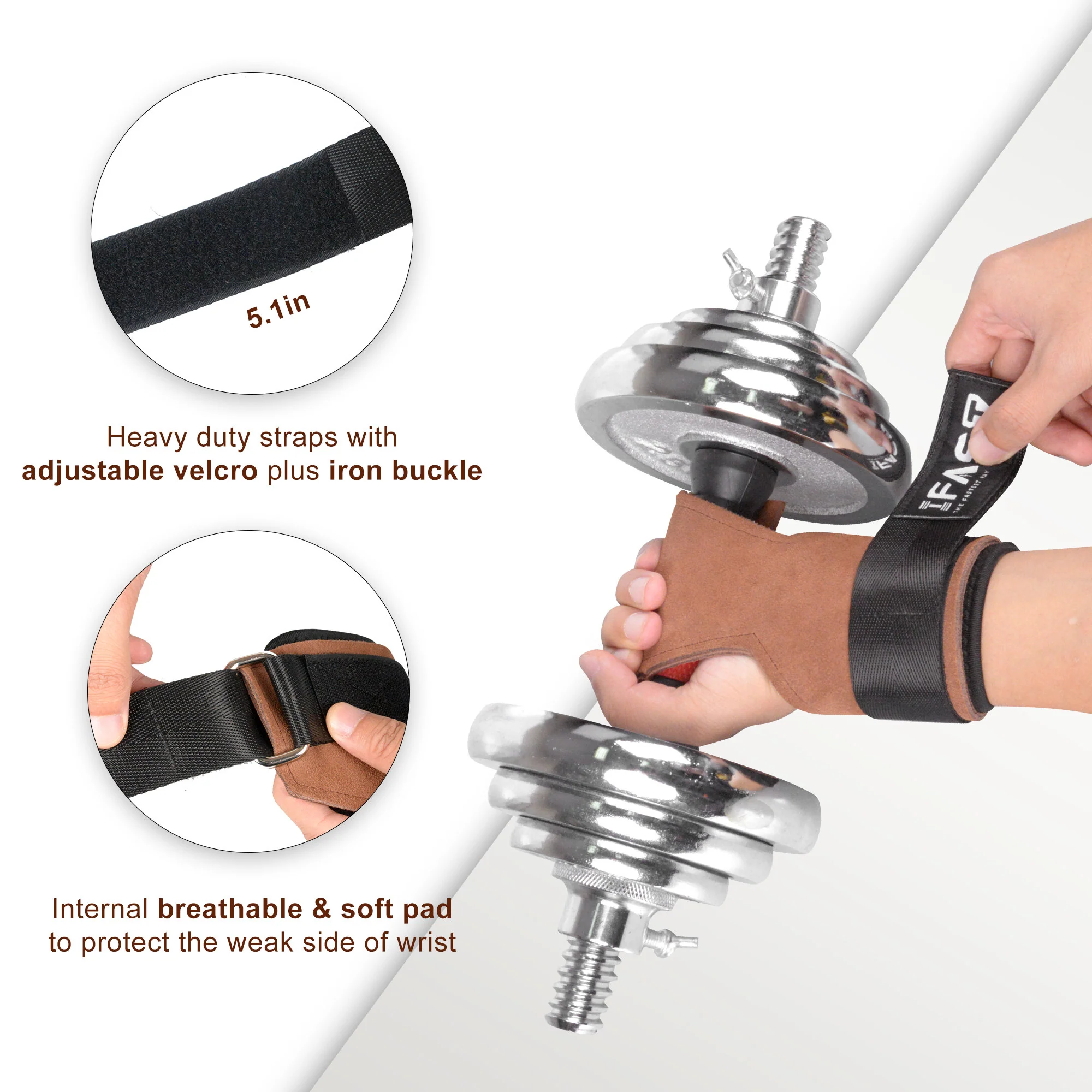IFAST Weight Lifting Hooks - Image 6